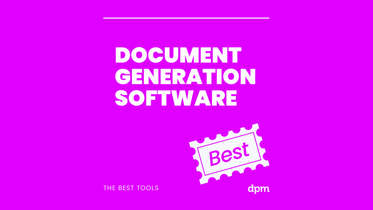 10 Best Document Generation Software Reviewed in 2026