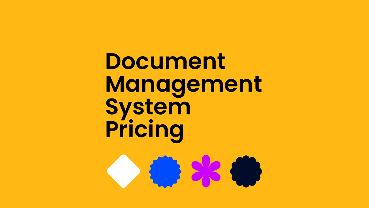 Document management system pricing standard editorial post 07190