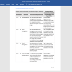 Requirements Gathering Sample Screenshot 8