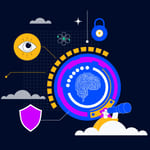 An illustration for an upcoming DPM Event about Tackling Project Risk Head On Using AI