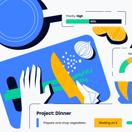 portfolio manager chopping onions for pain points faced by project portfolio managers