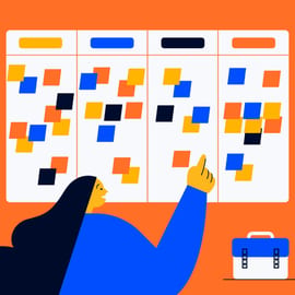 project manager doing kanban capacity planning