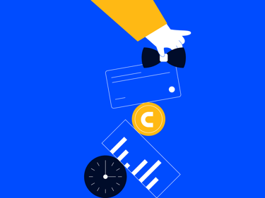 Graphic showing symbols for key project manager responsibilities, including budgeting, scheduling, and time management