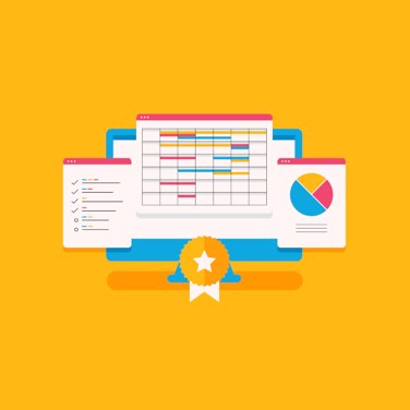 Graphics of Project Tracking Software