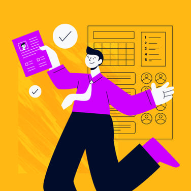 project manager holding a checklist for how to get your first job in project management