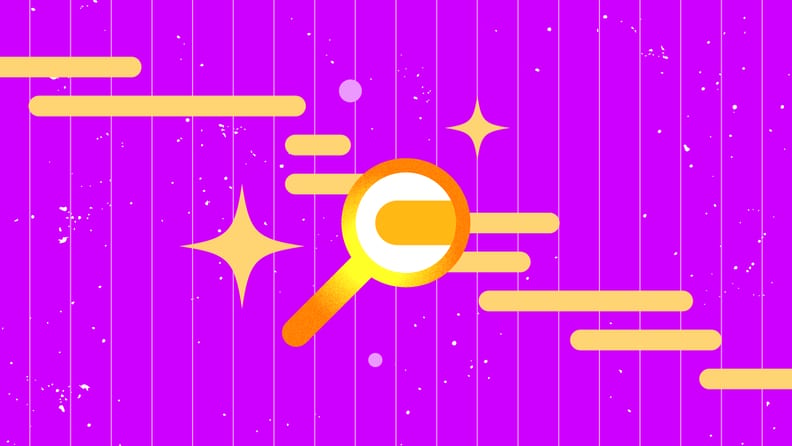 illustration of a gantt chart with a magnifying glass overtop