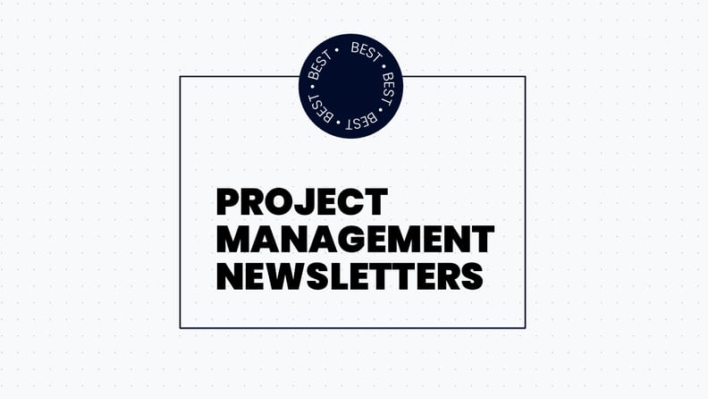 Project management newsletters generic best of 06866