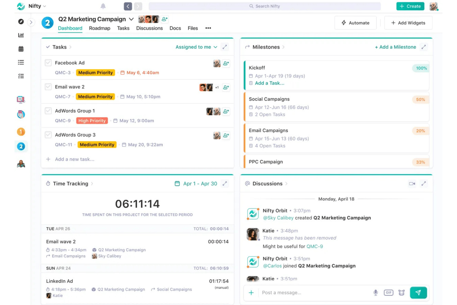 screenshot - Nifty Review 2026: Pros, Cons, Features, and Pricing