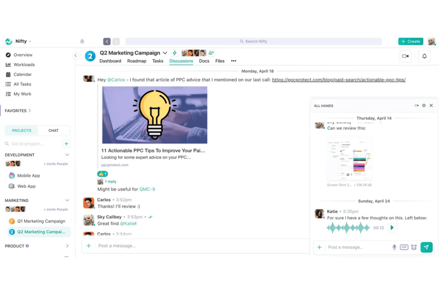 screenshot - Nifty Review 2026: Pros, Cons, Features, and Pricing