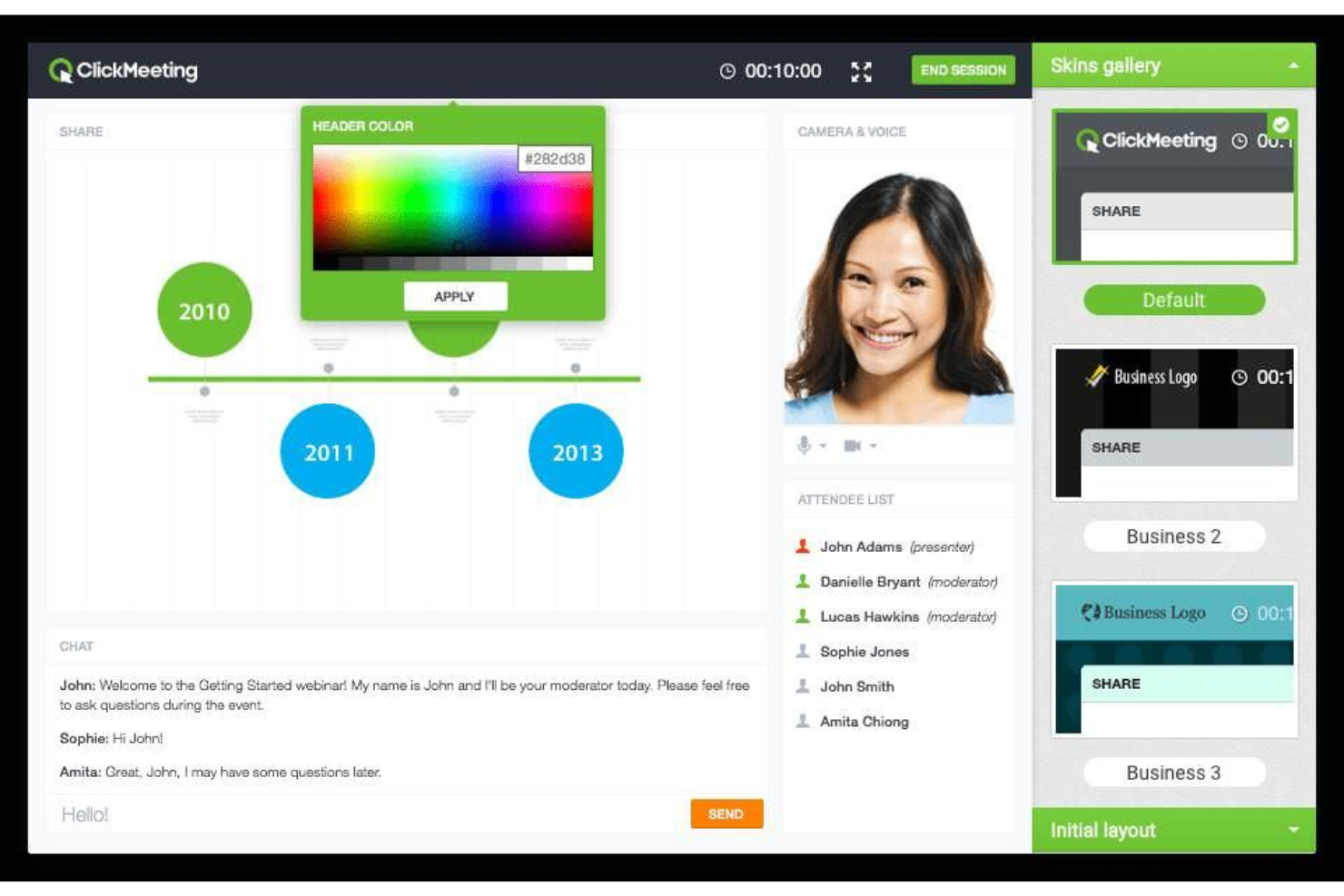 screenshot - ClickMeeting Review: Pros, Cons, Features and Pricing