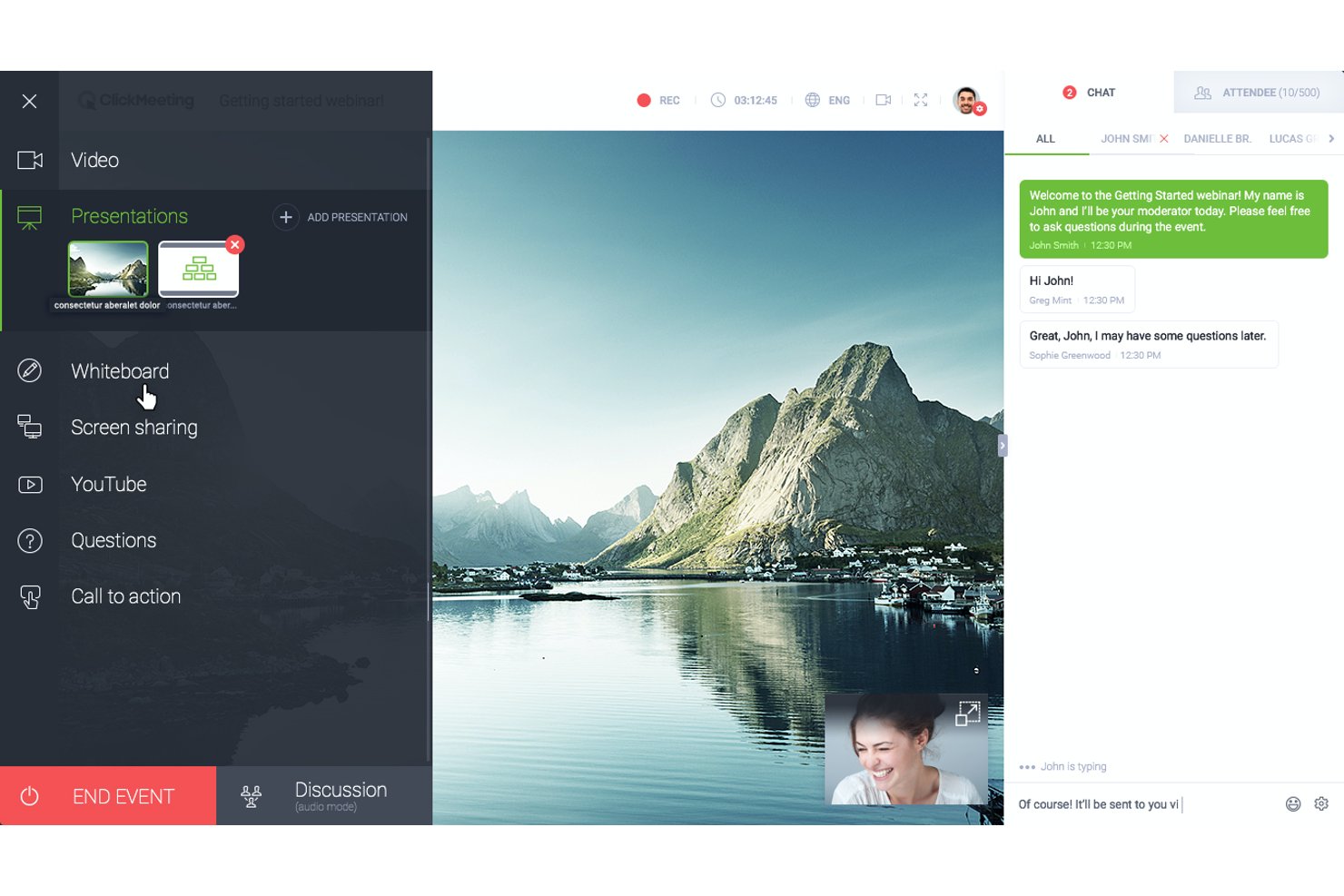screenshot - ClickMeeting Review: Pros, Cons, Features and Pricing