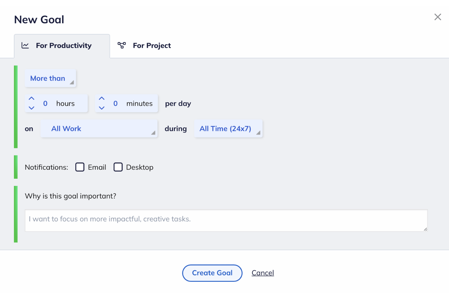 screenshot - Avis sur RescueTime : Avantages, Inconvénients, Fonctionnalités et Aperçu des Tarifs
