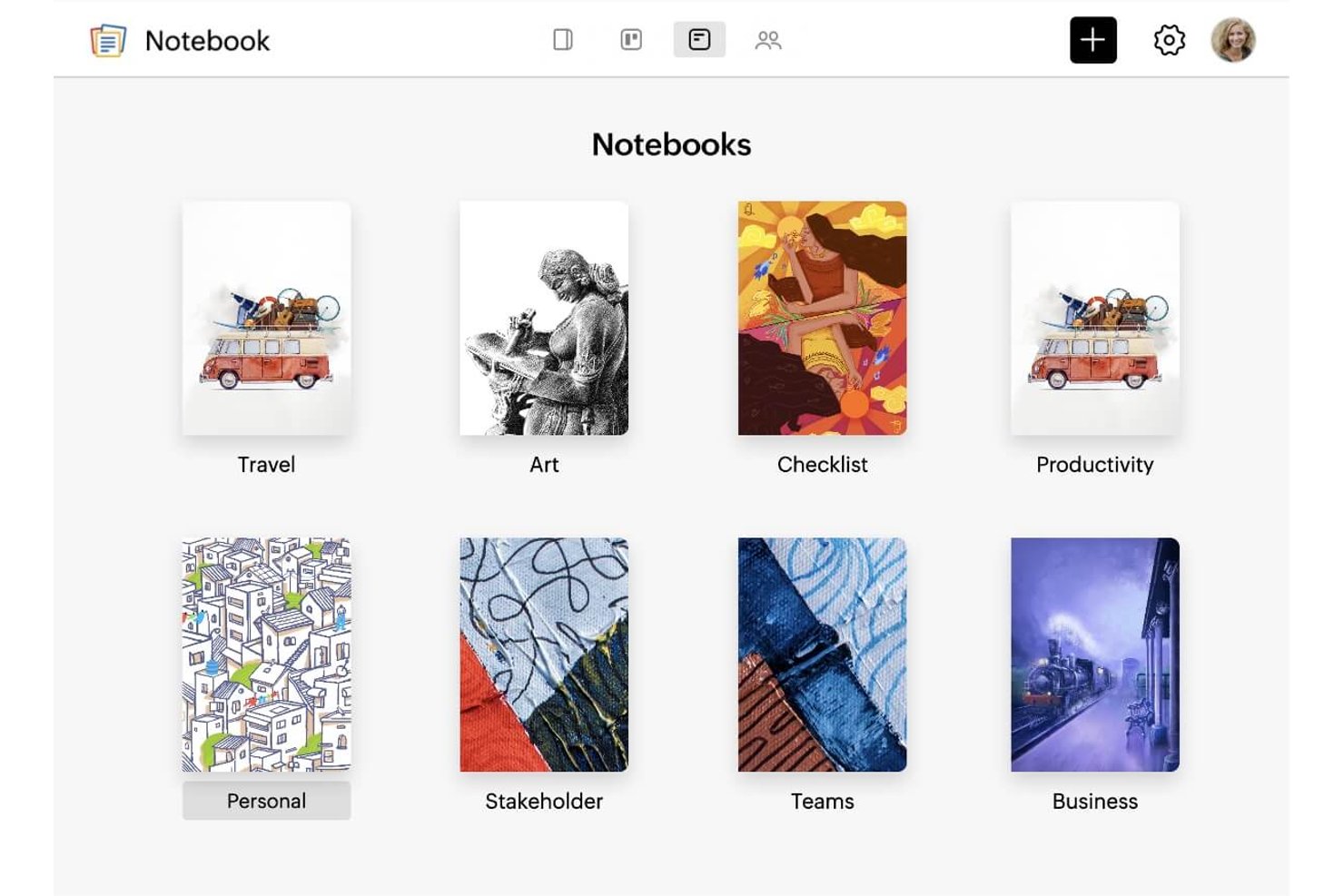 screenshot - Zoho Notebook Review: Key Features, Pricing, Pros and Cons
