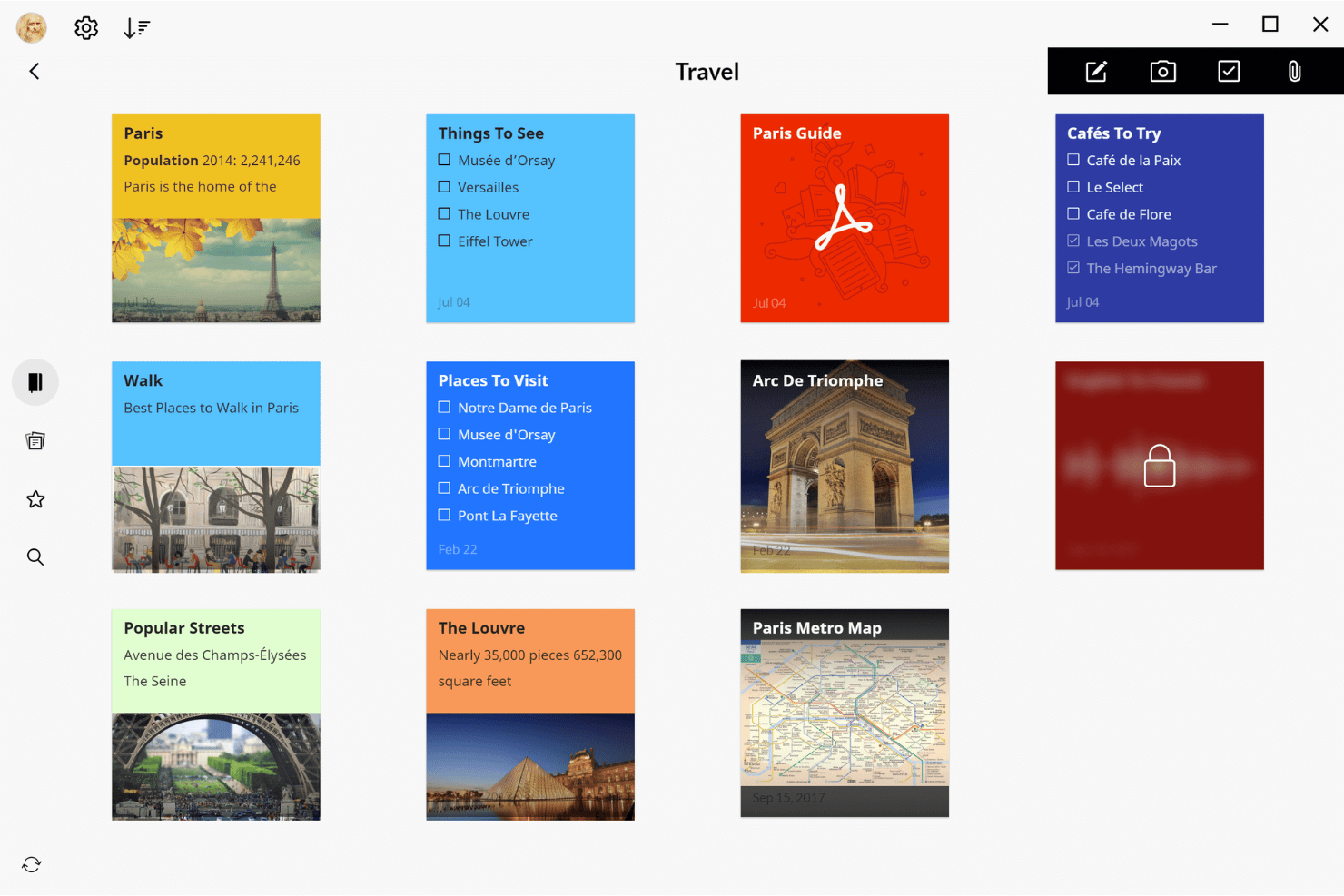 screenshot - Zoho Notebook Review: Key Features, Pricing, Pros and Cons