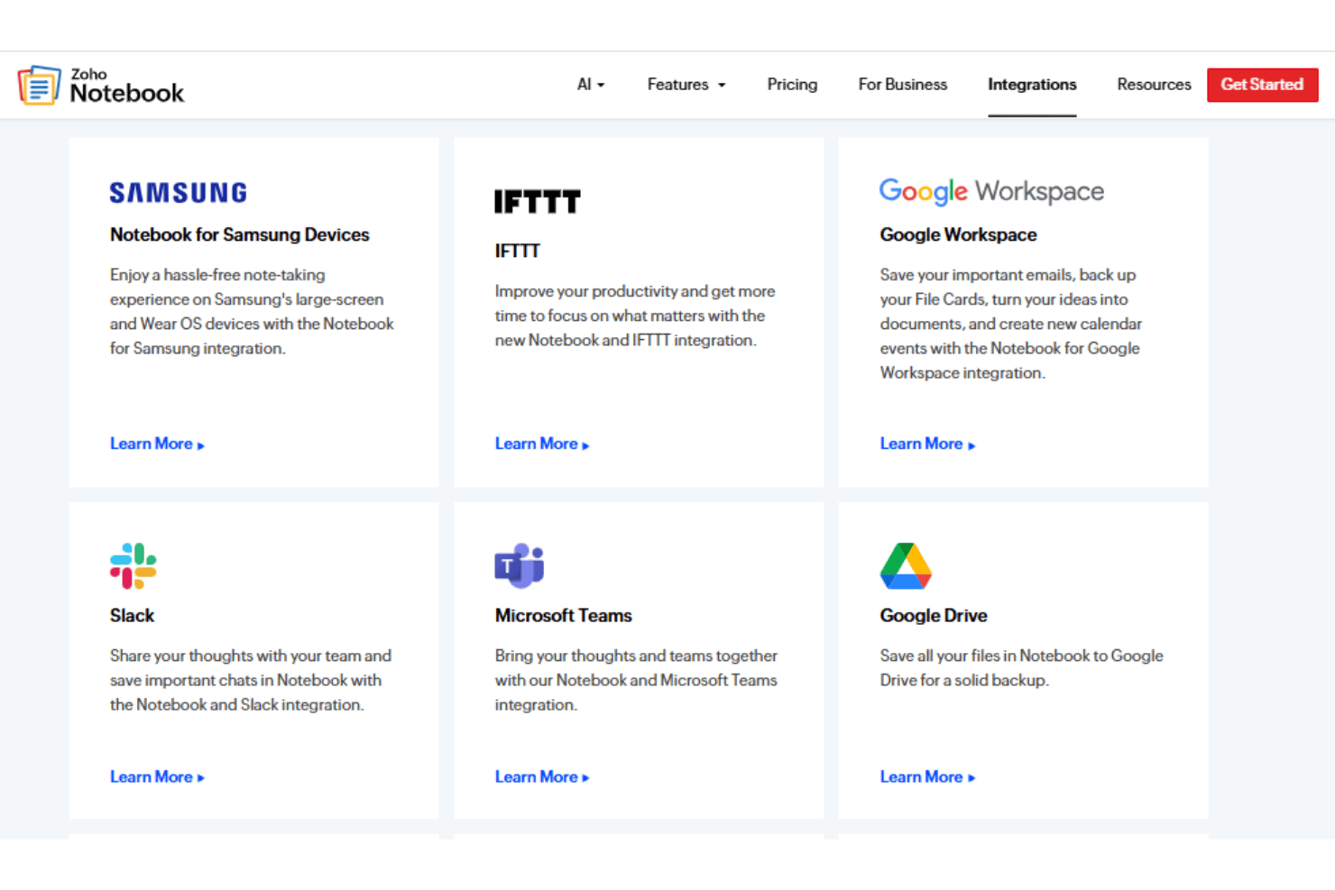 screenshot - Zoho Notebook Review: Key Features, Pricing, Pros and Cons