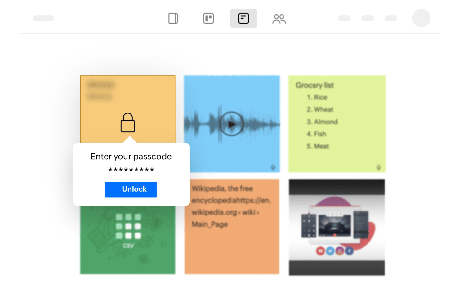 screenshot - Zoho Notebook Review: Key Features, Pricing, Pros and Cons