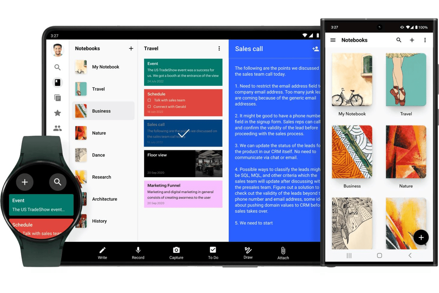 screenshot - Zoho Notebook Review: Key Features, Pricing, Pros and Cons