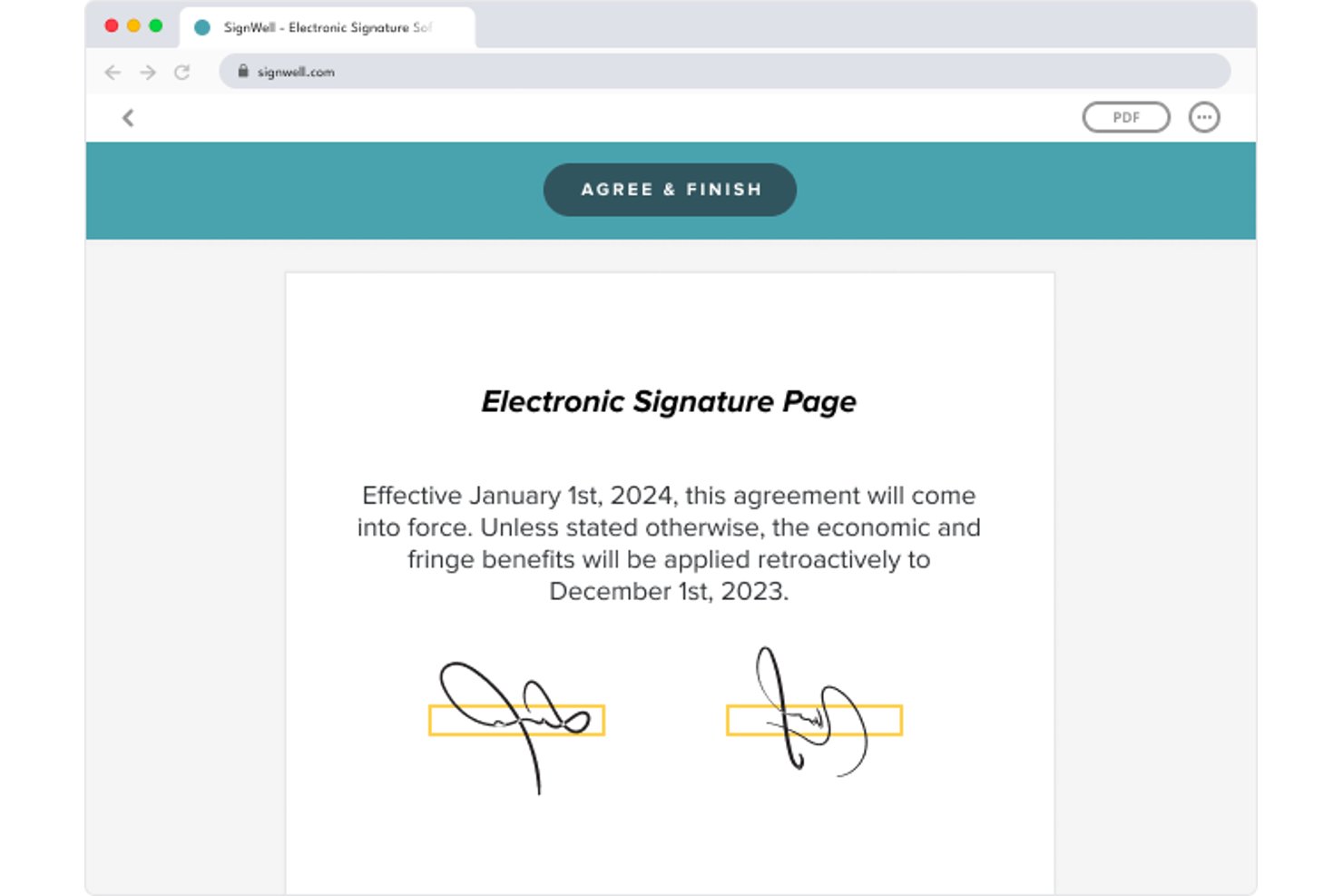 screenshot - Reseña de SignWell: Ventajas, Desventajas, Características y Precios Explicados