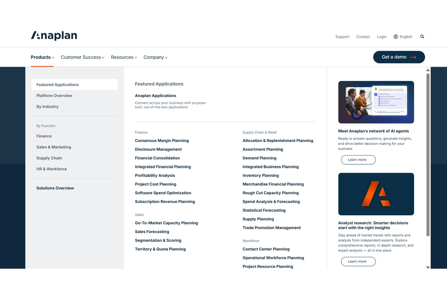 screenshot - Anaplan Testbericht: Vorteile, Nachteile, Funktionen und Preise erklärt