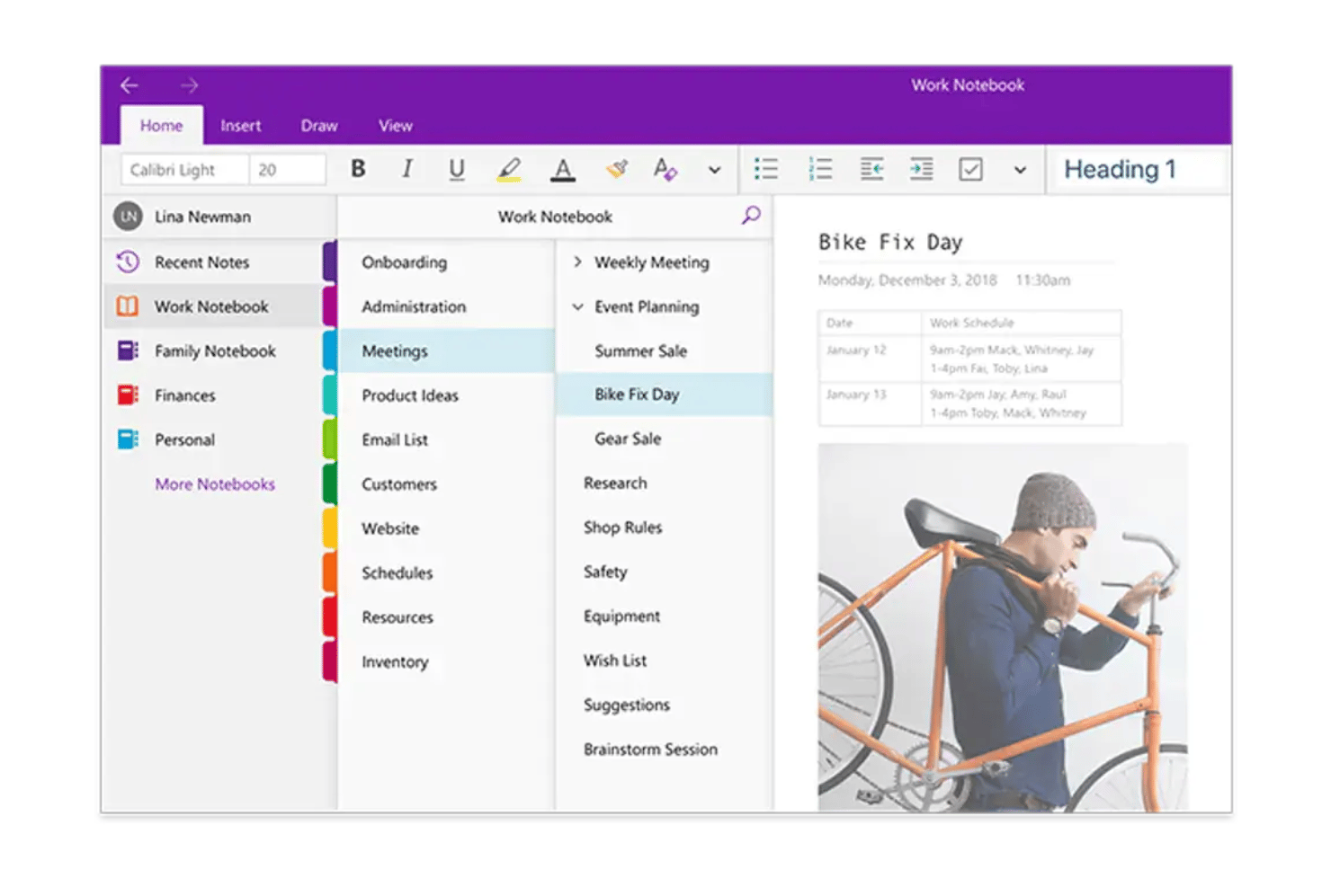 OneNote uses AI to organize, summarize, and enhance notes efficiently.