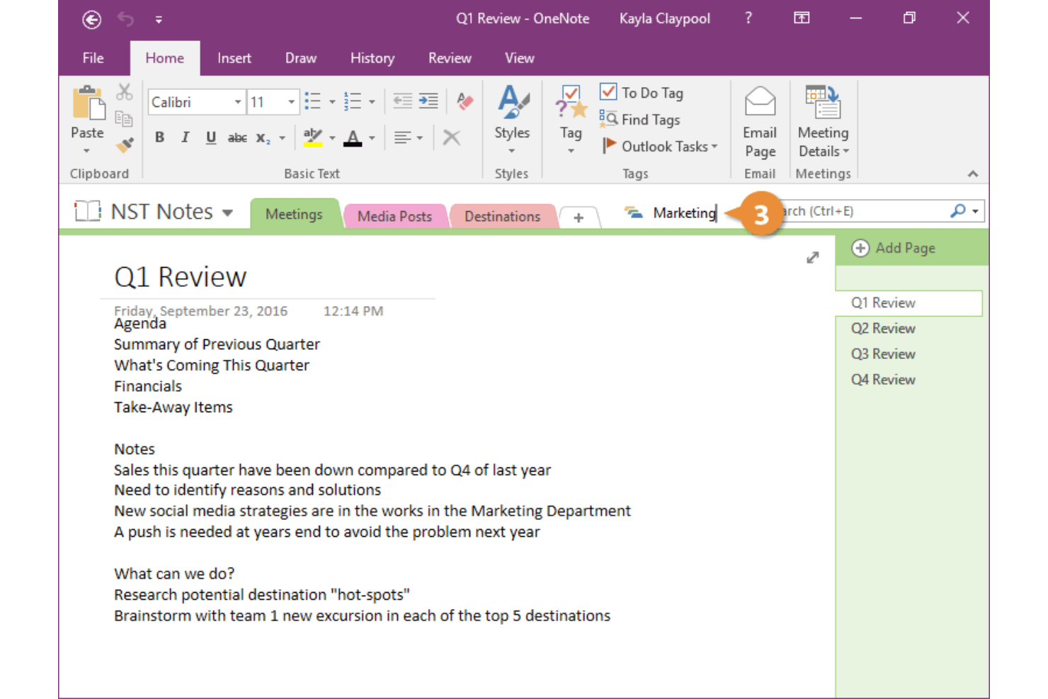screenshot - Test de OneNote : avantages, inconvénients, fonctionnalités clés et tarification