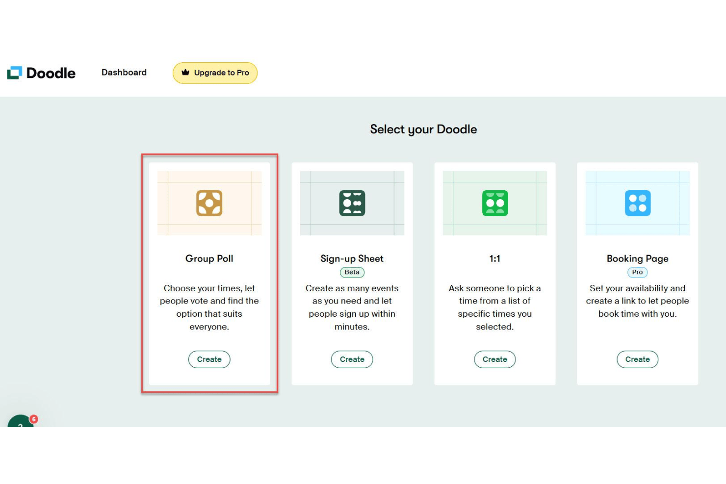 screenshot - Avis sur Doodle : Avantages, Inconvénients, Fonctionnalités et Tarification Expliqués