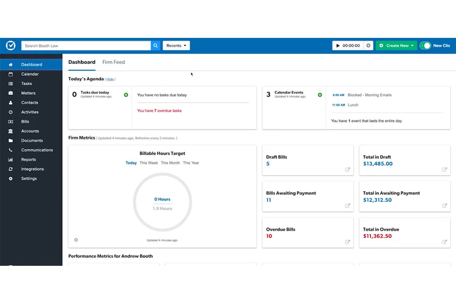 screenshot - Clio Review: Pros, Cons, Features and Pricing Guide
