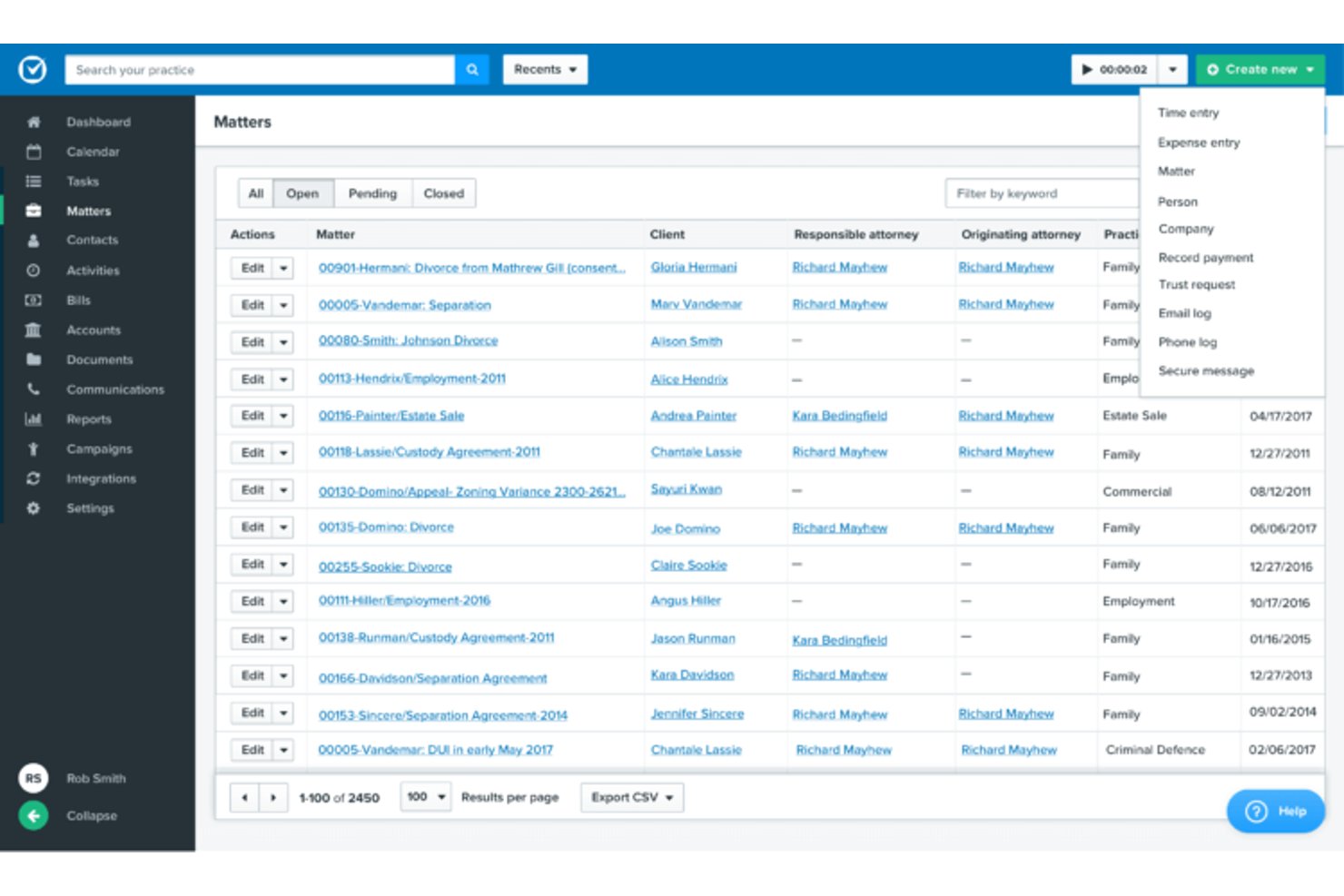 screenshot - Clio Review: Pros, Cons, Features and Pricing Guide