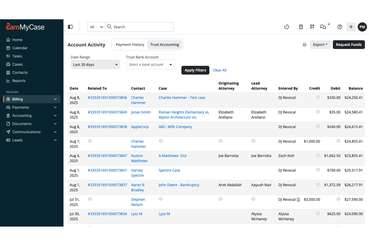 screenshot - MyCase Review: Pros, Cons, Features and Pricing Overview