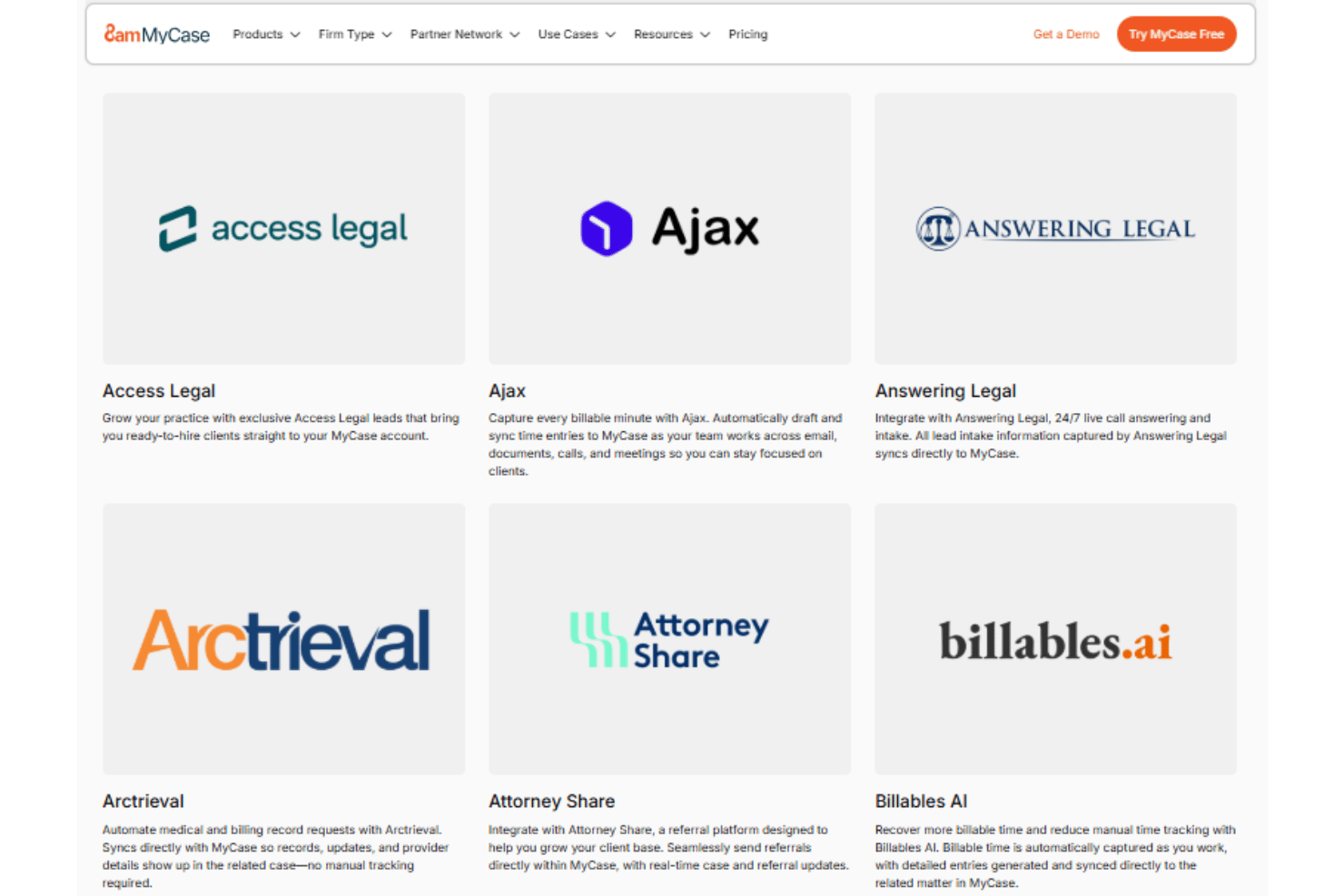 screenshot - MyCase Review: Pros, Cons, Features and Pricing Overview