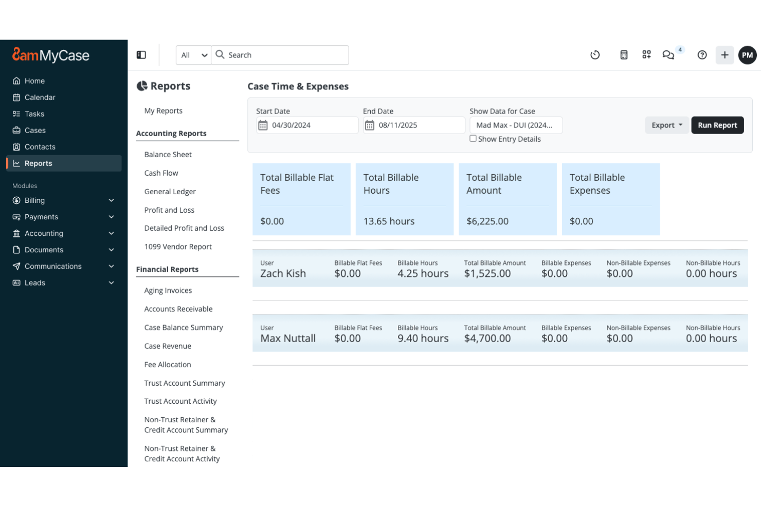 screenshot - MyCase Review: Pros, Cons, Features and Pricing Overview