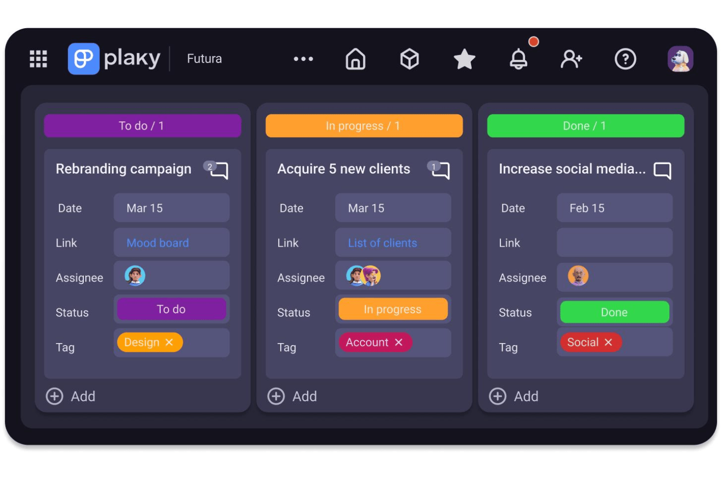 screenshot - Plaky Review: Pros, Cons, Features and Pricing Overview