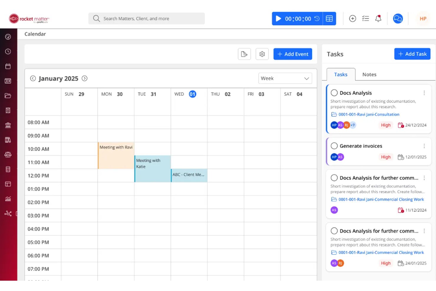 screenshot - Rocket Matter Review: Pros, Cons, Features and Pricing Explained