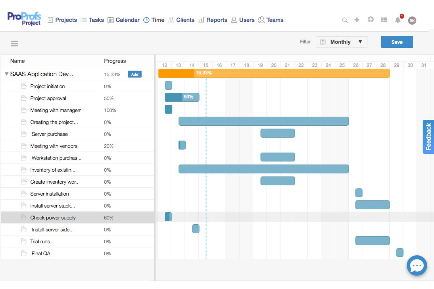 Simple project tool with easy setup and clear task tracking