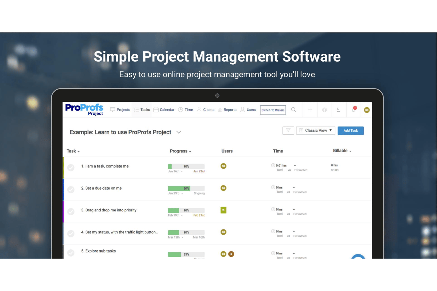 screenshot - ProProfs Project Review: Key Features, Benefits, Drawbacks and Pricing