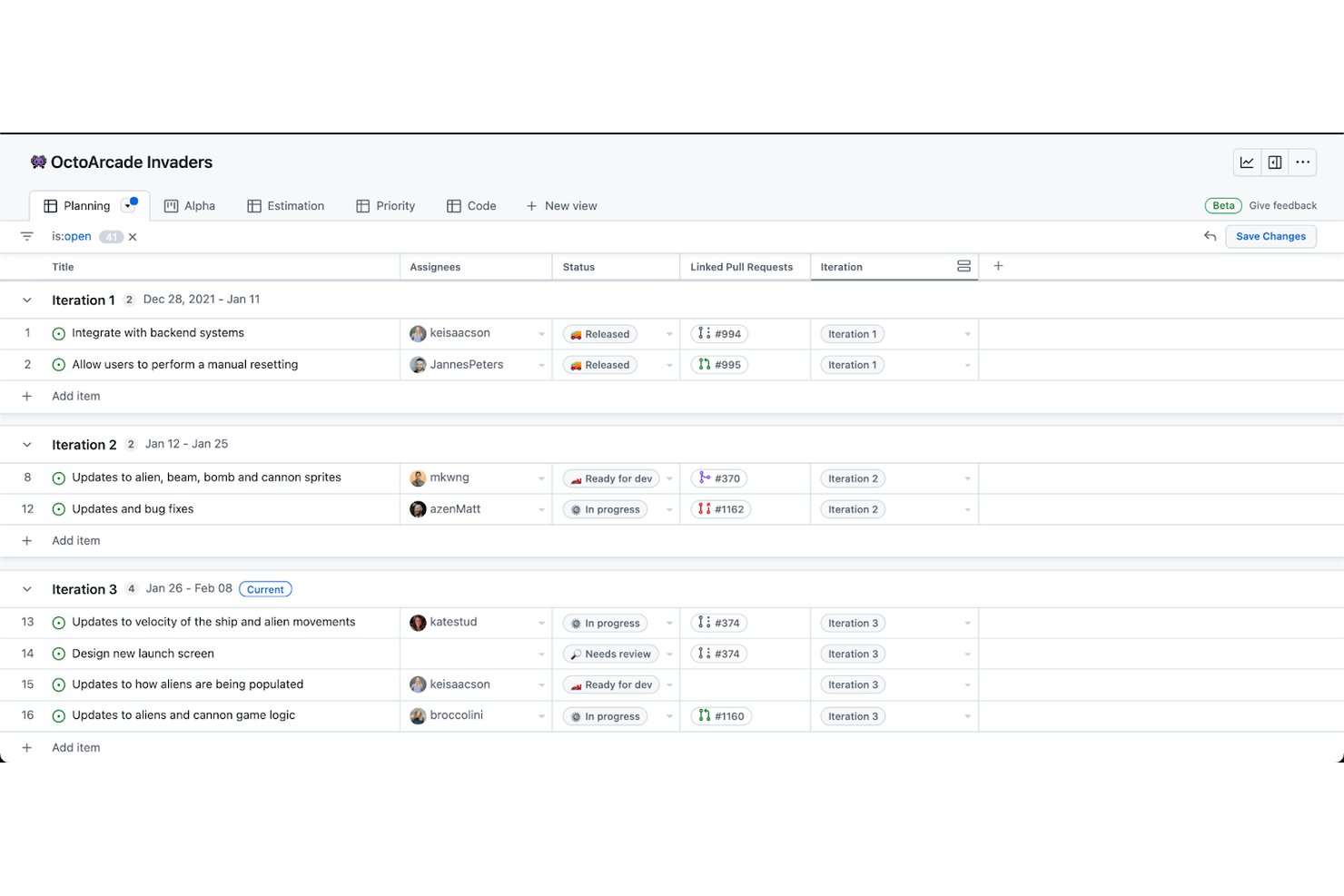 screenshot - GitHub Projects Review: Pros, Cons, Features and Pricing Overview