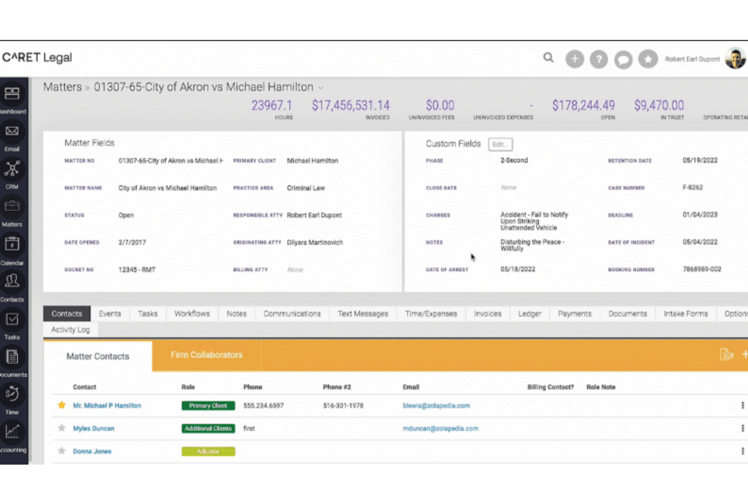 screenshot - CARET Legal Review: Pros, Cons, Features and Pricing Guide in 2026