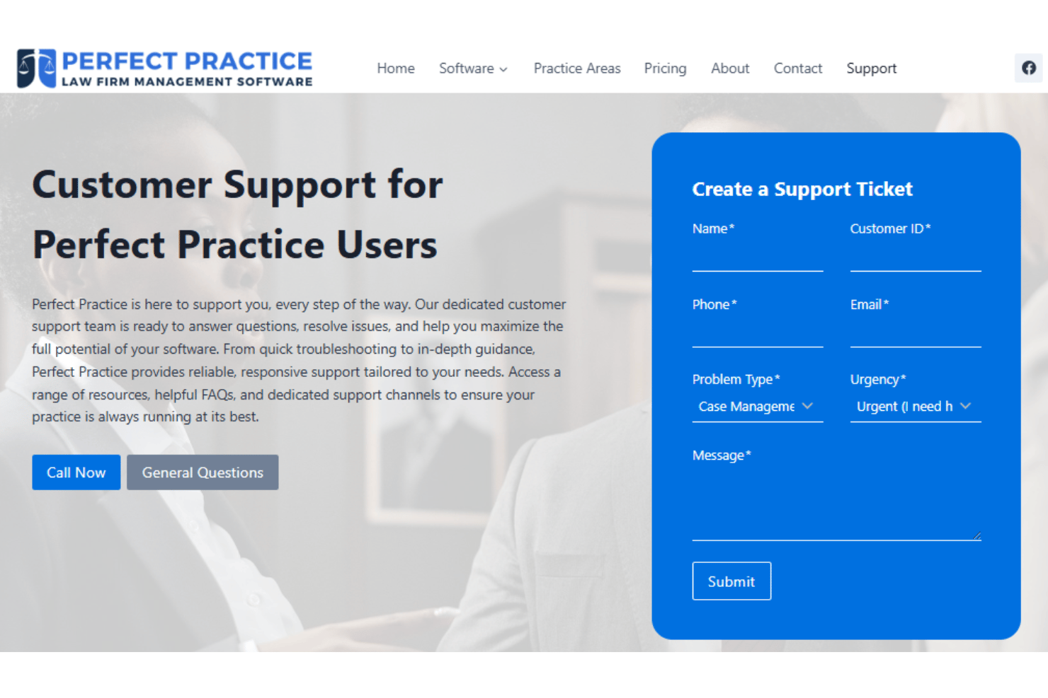 Perfect Practice support with direct access to expert staff