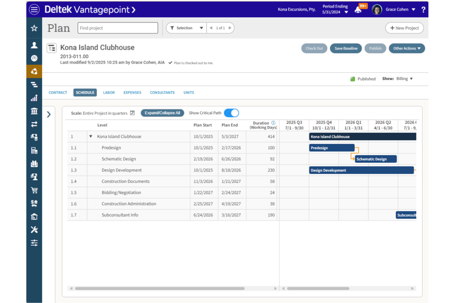 screenshot - Deltek Vantagepoint Review: Pros, Cons, Features and Pricing Overview