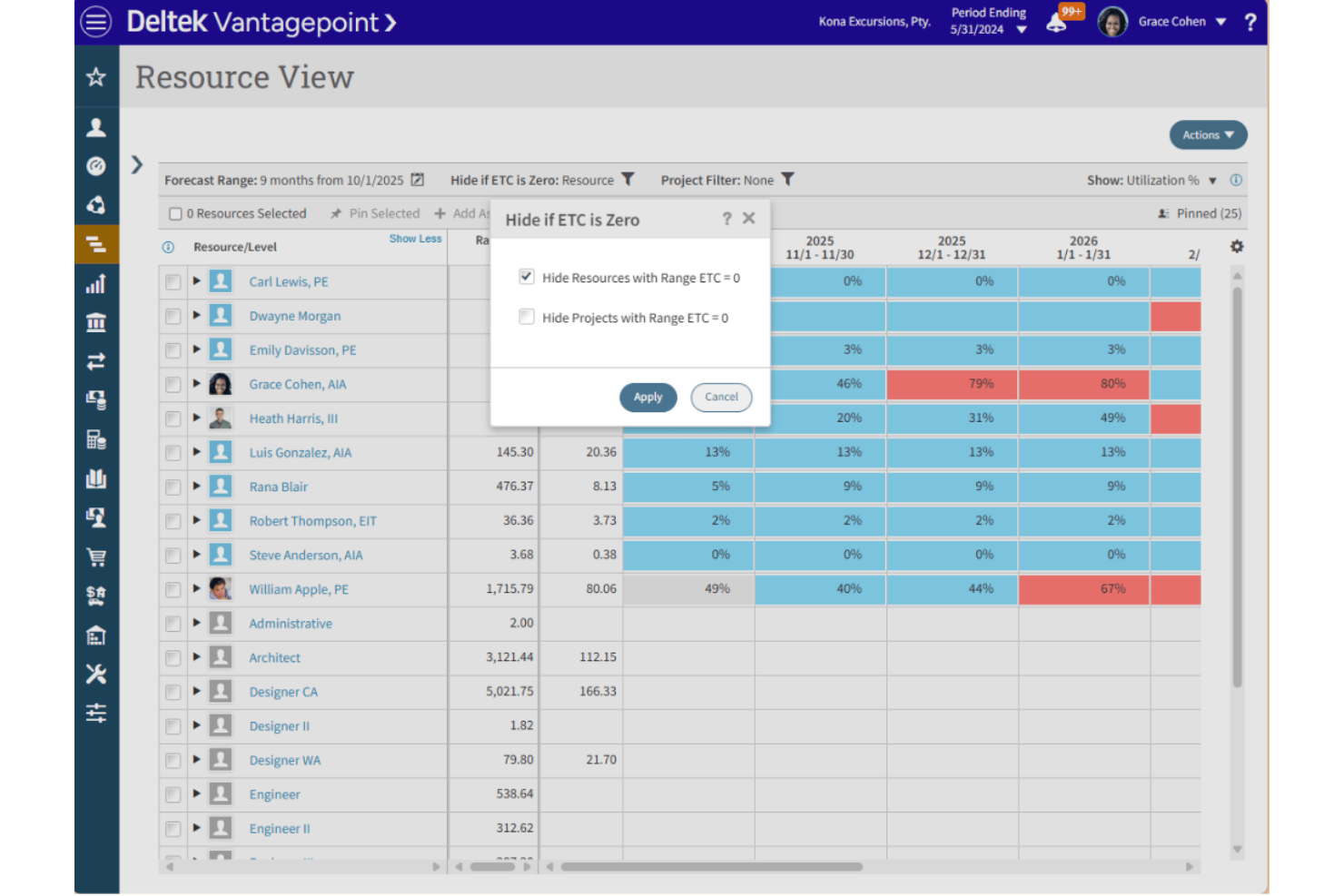 screenshot - Deltek Vantagepoint Review: Pros, Cons, Features and Pricing Overview