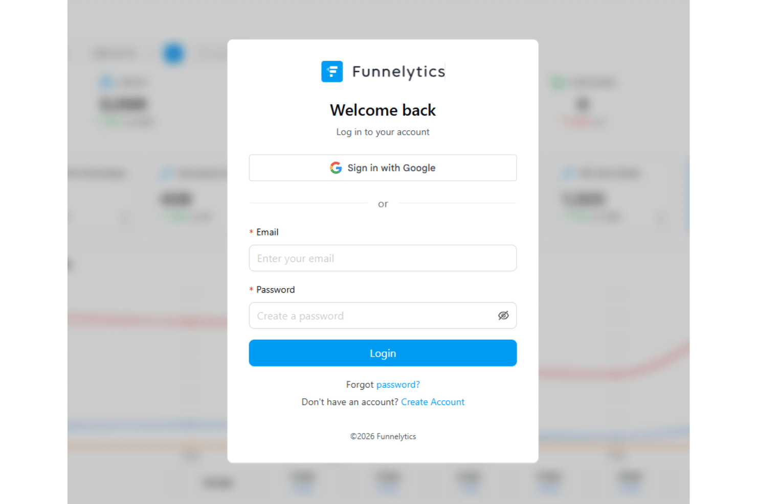 Funnelytics onboarding with tutorials, support resources, and training.