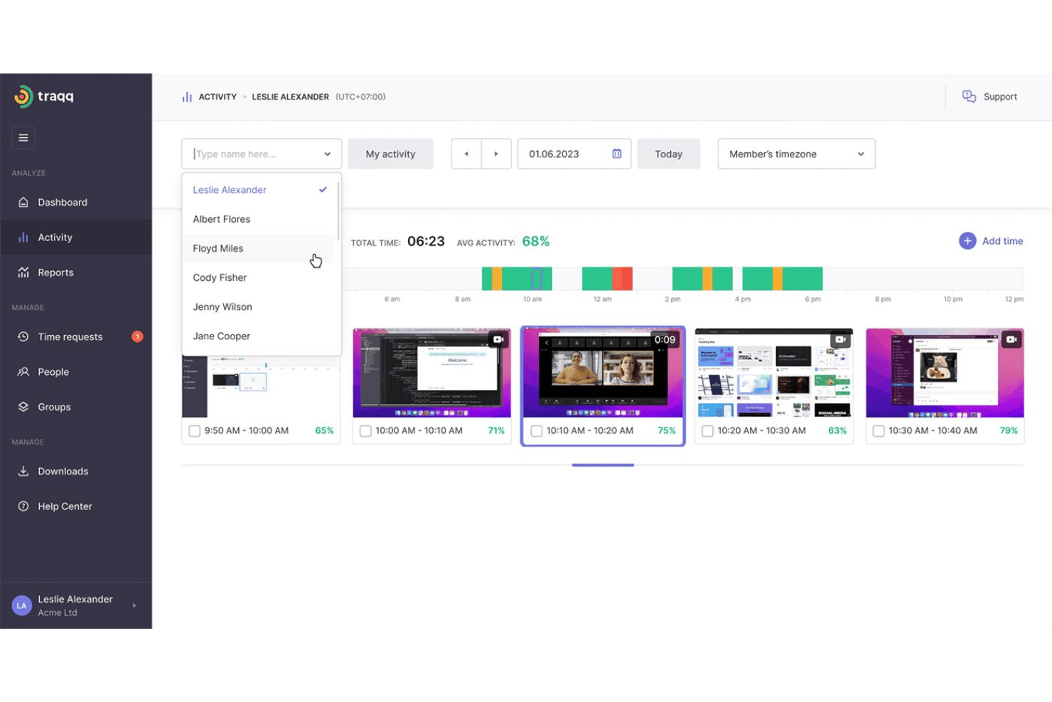 screenshot - Traqq Review: Pros, Cons, Features and Pricing Explained