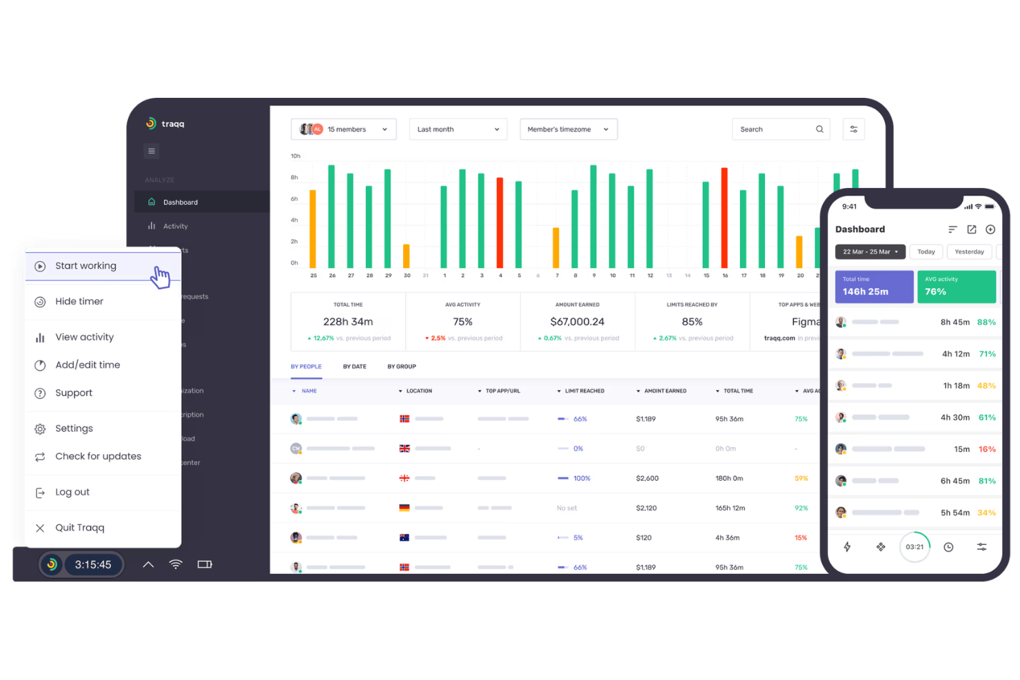 screenshot - Traqq Review: Pros, Cons, Features and Pricing Explained