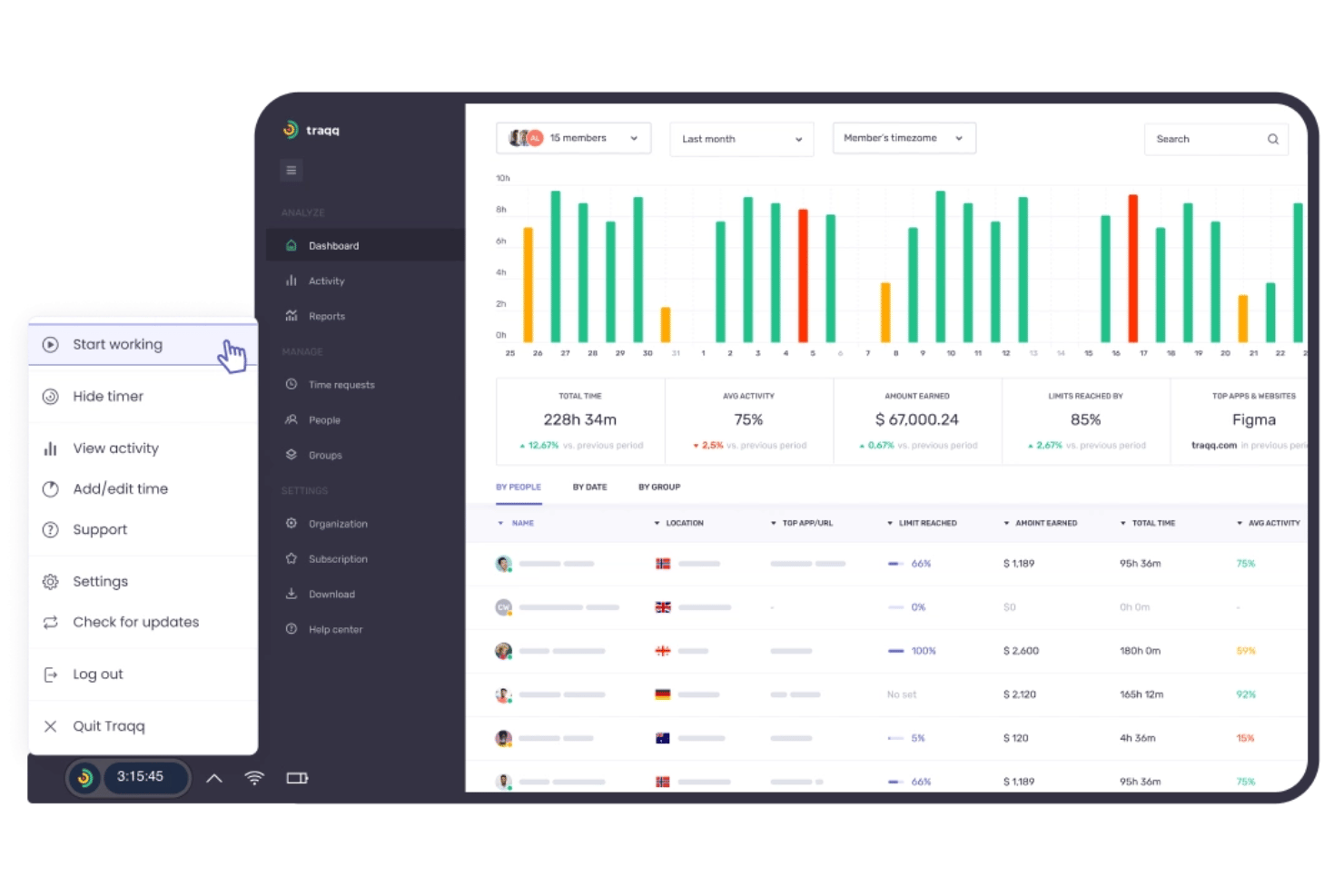 screenshot - Traqq Review: Pros, Cons, Features and Pricing Explained