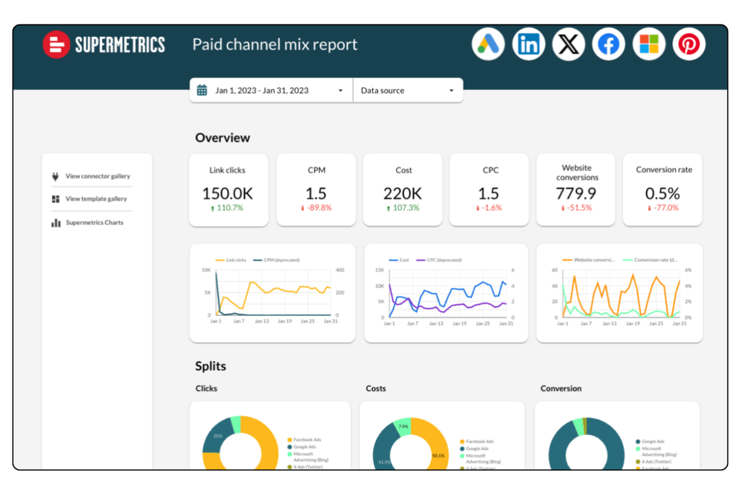 screenshot - Supermetrics Review: Pros, Cons, Features and Pricing