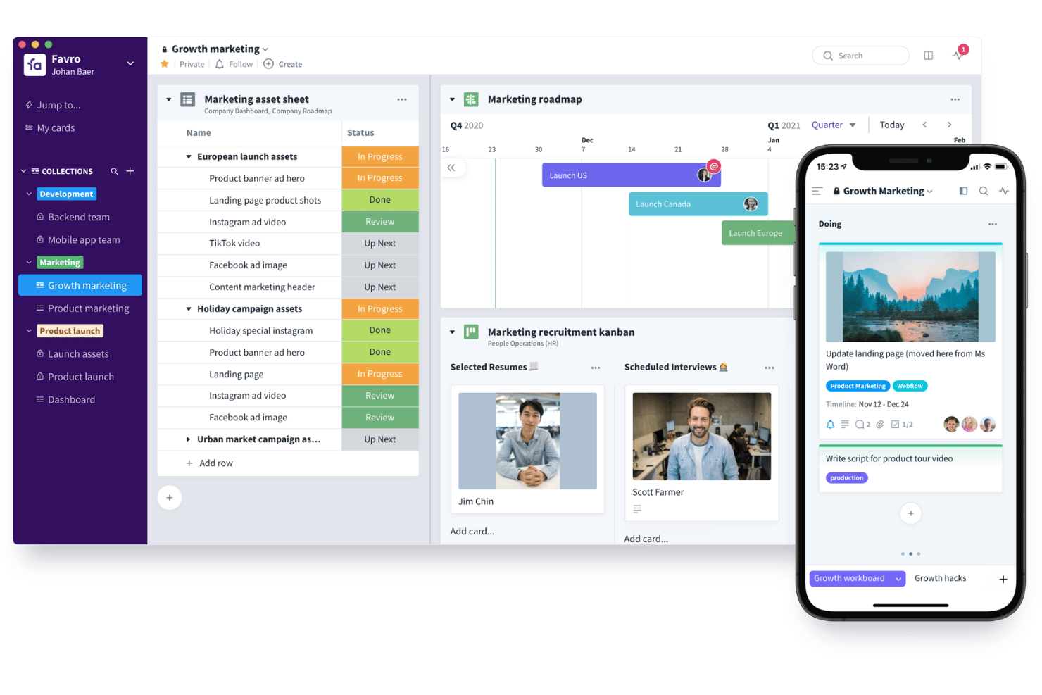screenshot - Favro Review: Pros, Cons, Features and Pricing Breakdown