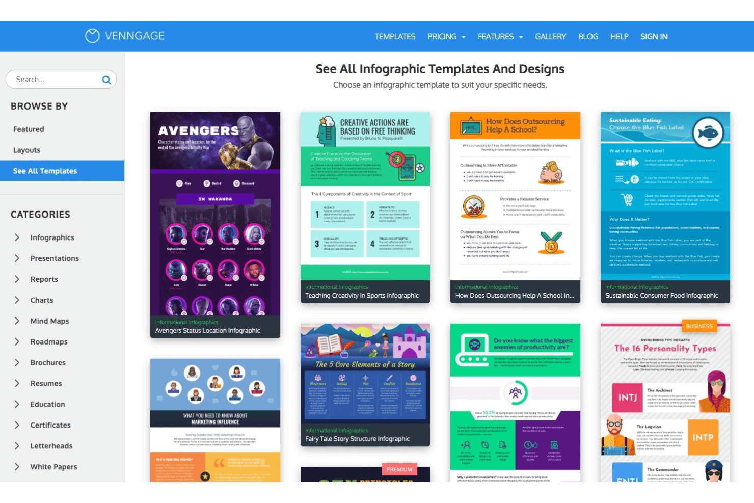 screenshot - Venngage Review: Pros, Cons, Features and Pricing