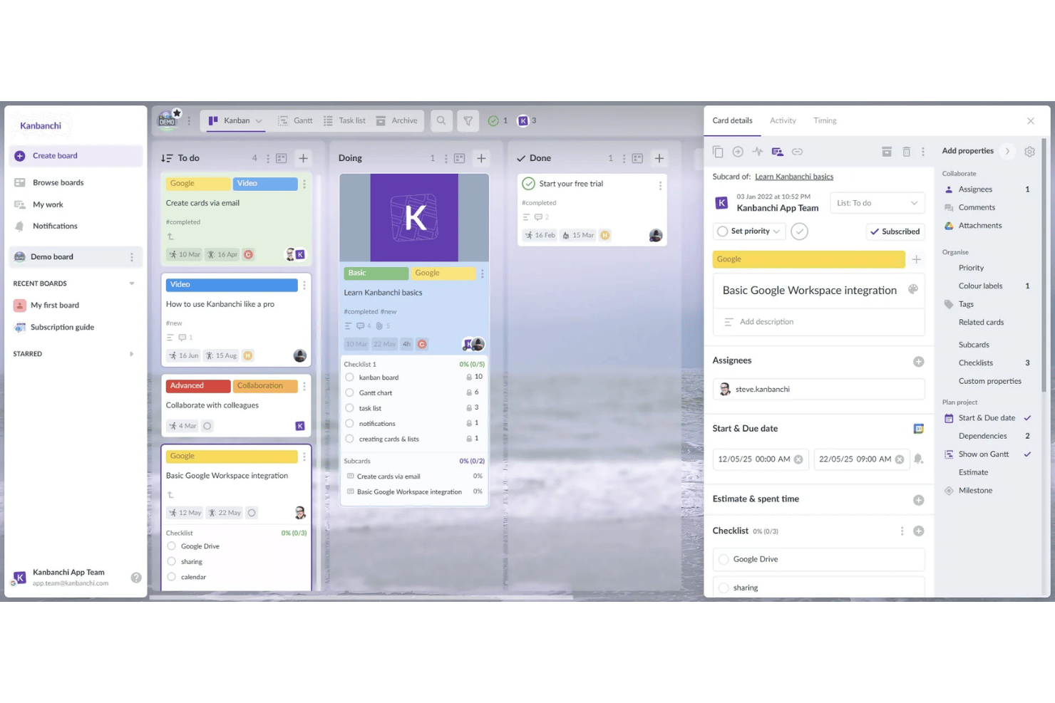 screenshot - Kanbanchi Review: Pros, Cons, Features and Pricing Explained