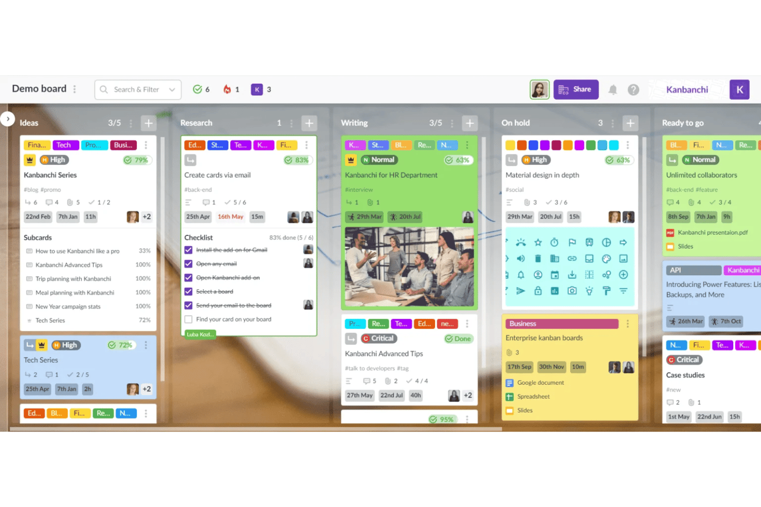 screenshot - Kanbanchi Review: Pros, Cons, Features and Pricing Explained