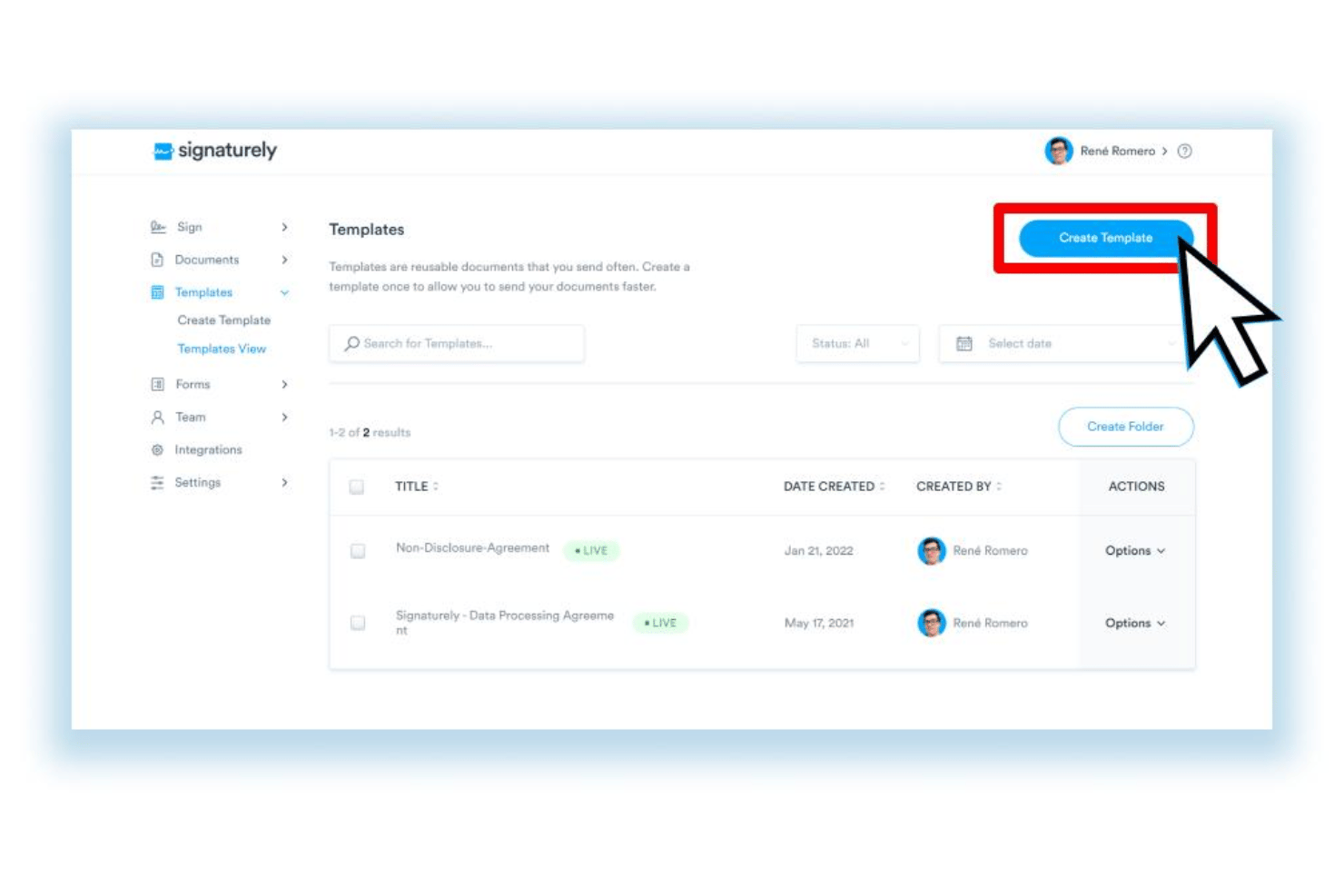 screenshot - Signaturely Review: Pros, Cons, Features and Pricing Explained